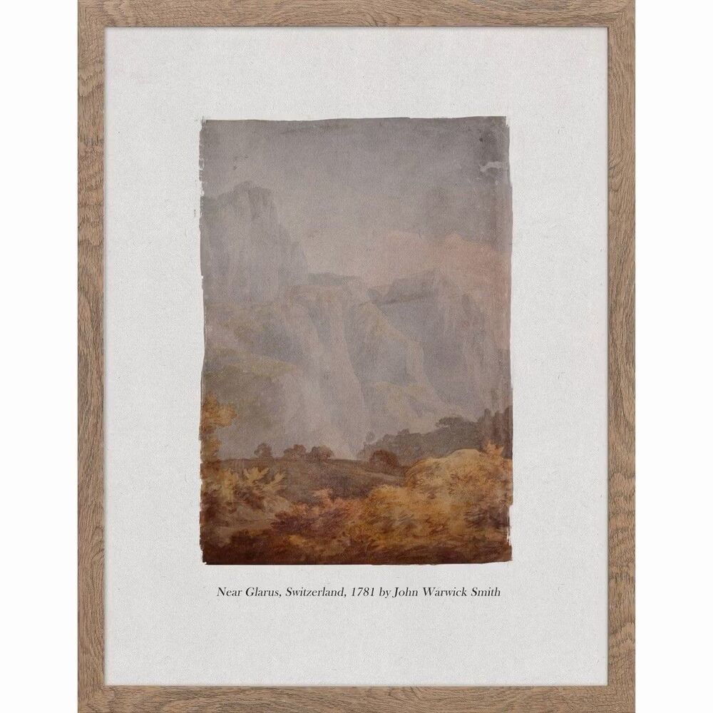 Threshold Studio McGee 16x20 Glass Framed Print Wall Art READ